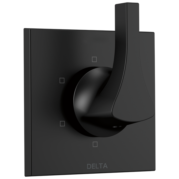 Delta Zura T11974 6-Setting 3-Port Diverter Trim, matte black