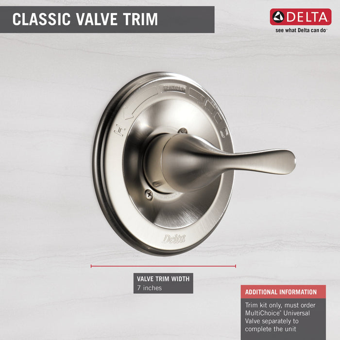Delta Classic T13020 Monitor 13 Series Valve Only Trim, stainless - view 2