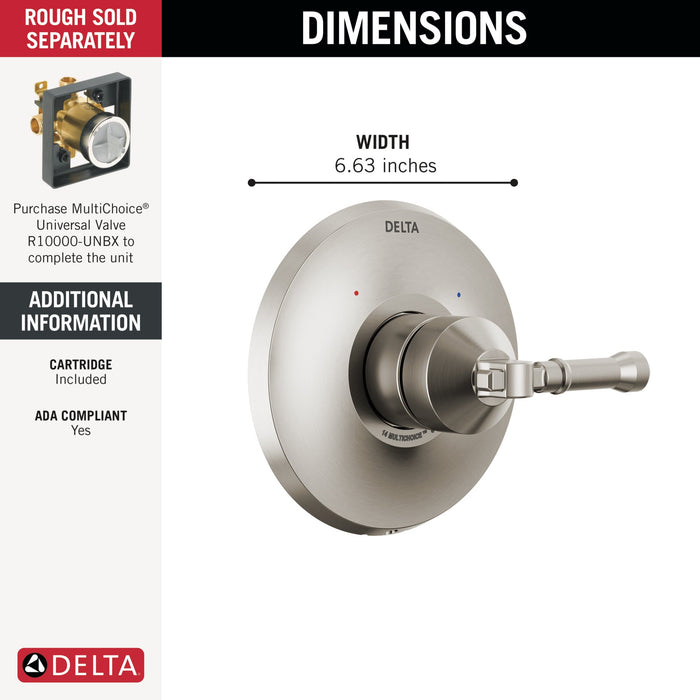 Delta Broderick T14084 14 Series Valve Only Trim