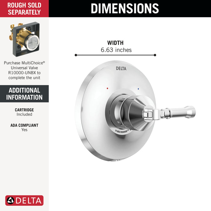 Delta Broderick T14084 14 Series Valve Only Trim