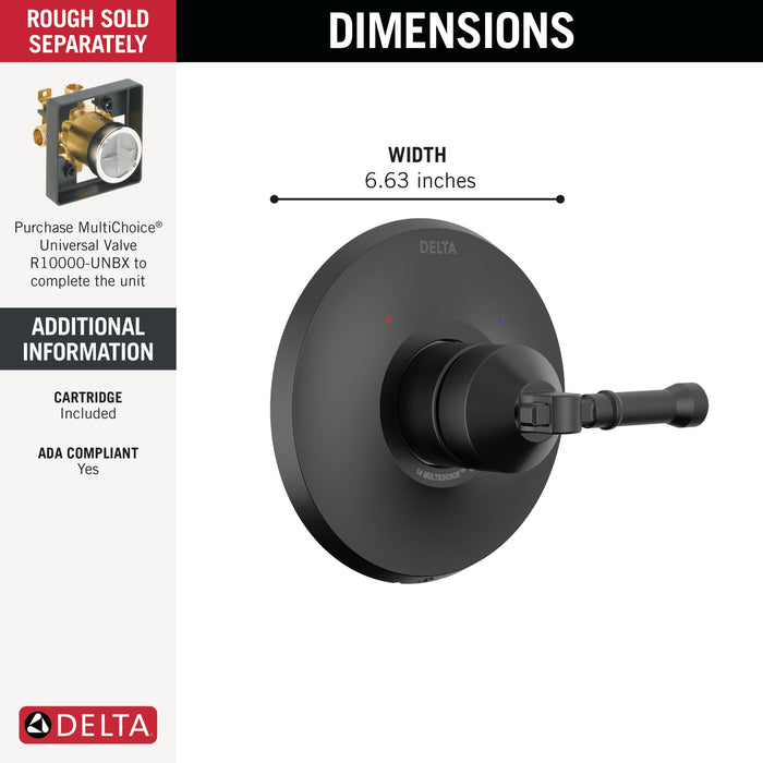 Delta Broderick T14084 14 Series Valve Only Trim