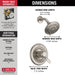 Delta Classic T17230 Monitor 17 Series Shower Trim, stainless - view 3