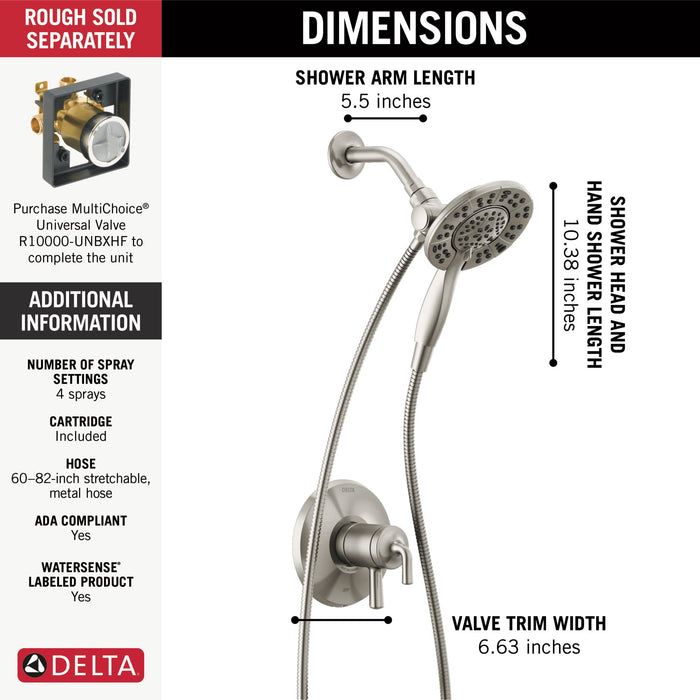 Delta Kayra T17233 Monitor 17 Series Shower Trim