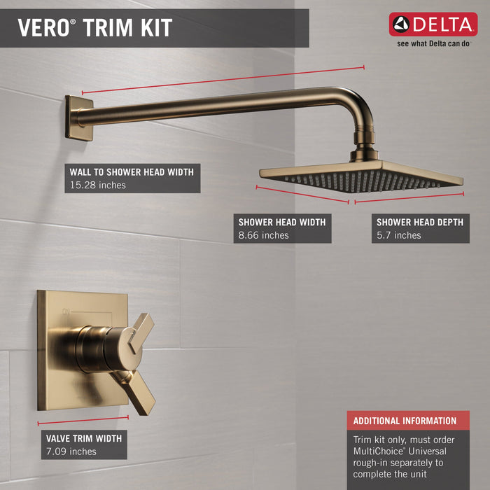 Delta Vero:T17253 Monitor 17 Series Shower Trim