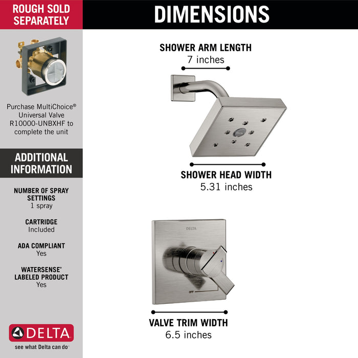 Delta Ara:T17267 Monitor 17 Series H2Okinetic Shower Trim