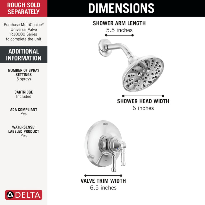 Delta Broderick T17284 17 Series Shower Trim