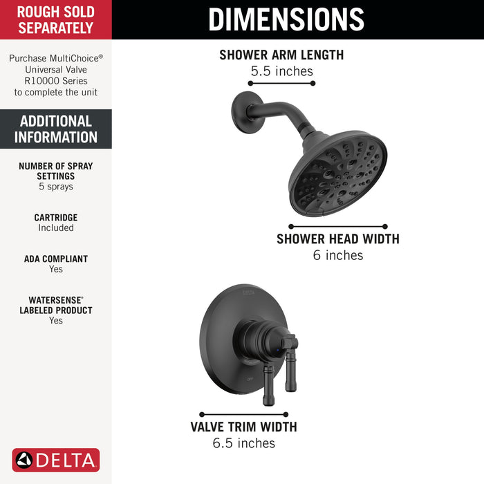 Delta Broderick T17284 17 Series Shower Trim