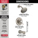 Delta Classic T17430 Monitor 17 Series Tub & Shower Trim, stainless - view 2