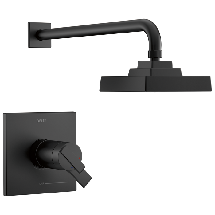 Delta Ara T17T267 TempAssure 17T Series H2OKINETIC Shower Trim, matte black