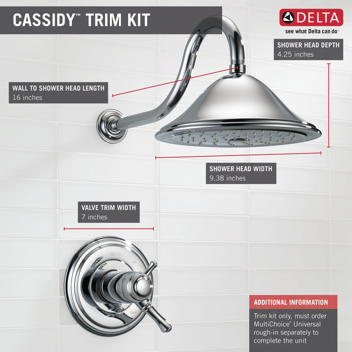Delta Cassidy T17T297 TempAssure 17T Series Shower Trim