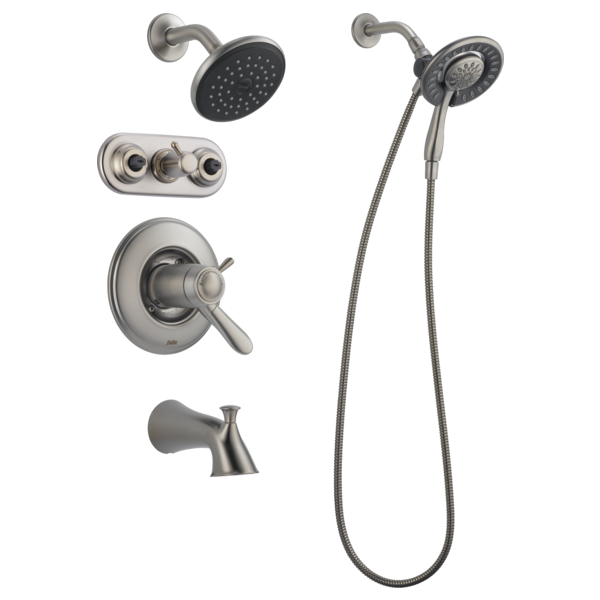 Delta Lahara T17T438 TempAssure 17T Series Tub & Shower Trim, stainless - view 2
