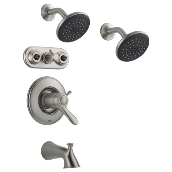 Delta Lahara T17T438 TempAssure 17T Series Tub & Shower Trim, stainless - view 3