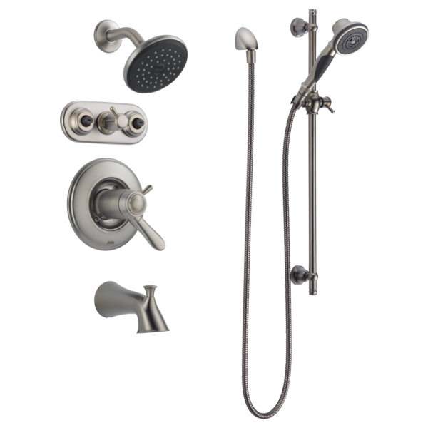 Delta Lahara T17T438 TempAssure 17T Series Tub & Shower Trim, stainless - view 4