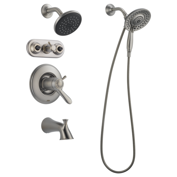 Delta Lahara T17T438 TempAssure 17T Series Tub & Shower Trim, stainless - view 5