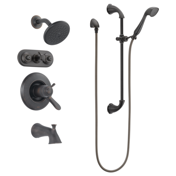 Delta Lahara T17T438 TempAssure 17T Series Tub & Shower Trim, venetian bronze - view 3