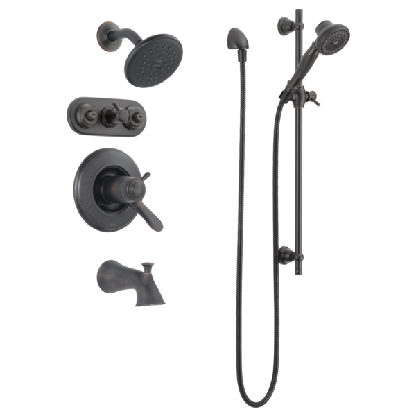 Delta Lahara T17T438 TempAssure 17T Series Tub & Shower Trim, venetian bronze - view 4