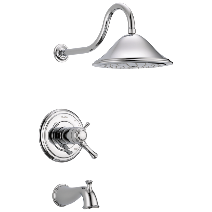 Delta Cassidy T17T497 TempAssure 17T Series Tub & Shower Trim, chrome