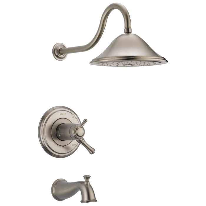 Delta Cassidy T17T497 TempAssure 17T Series Tub & Shower Trim, stainless