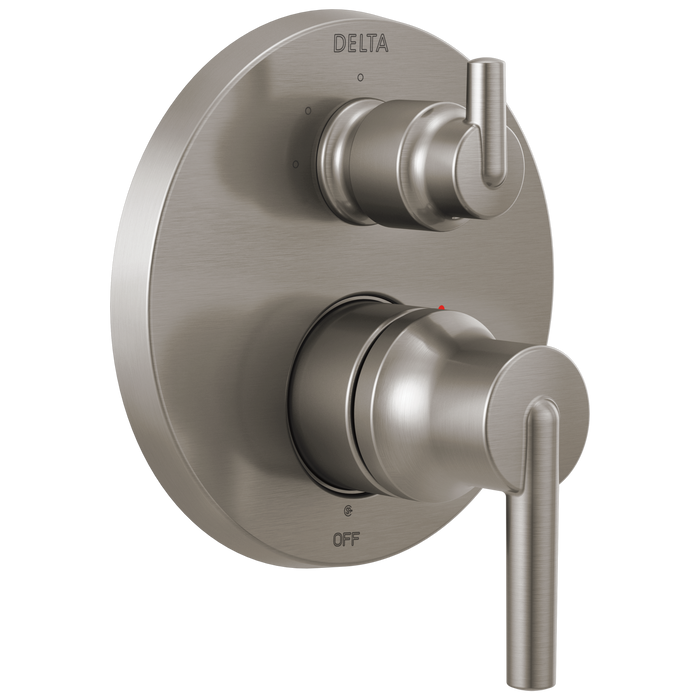 Delta Trinsic:T24859 Contemporary Two Handle Monitor 14 Series Valve Trim with 3-Setting Integrated Diverter