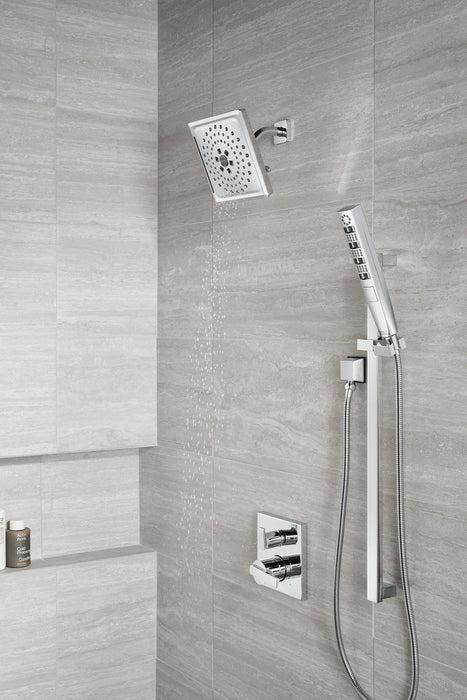 Delta Ara:T24867 Angular Modern Monitor 14 Series Valve Trim with 3-Setting Integrated Diverter