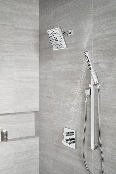 Delta Ara:T24867 Angular Modern Monitor 14 Series Valve Trim with 3-Setting Integrated Diverter