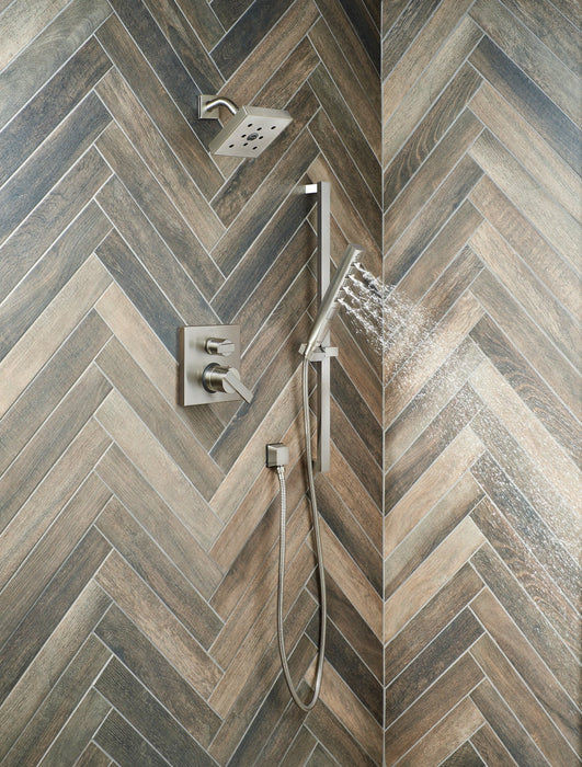 Delta Ara:T24867 Angular Modern Monitor 14 Series Valve Trim with 3-Setting Integrated Diverter