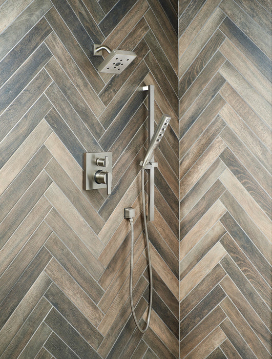 Delta Ara:T24867 Angular Modern Monitor 14 Series Valve Trim with 3-Setting Integrated Diverter