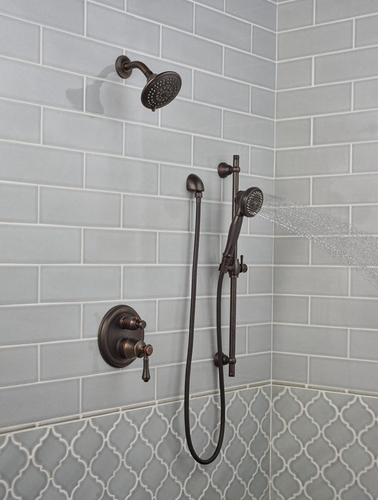 Delta Cassidy:T24897 Traditional 2-Handle Monitor 14 Series Valve Trim with 3-Setting Integrated Diverter