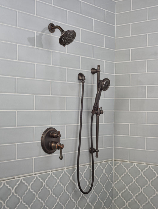 Delta Cassidy:T24897 Traditional 2-Handle Monitor 14 Series Valve Trim with 3-Setting Integrated Diverter