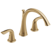 Delta Lahara T2738 Roman Tub Trim, champagne bronze