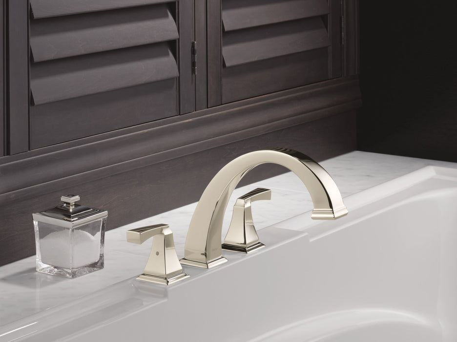 Delta Dryden T2751 Roman Tub Trim, polished nickel - view 2