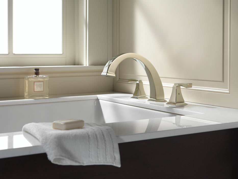 Delta Dryden T2751 Roman Tub Trim, polished nickel - view 3