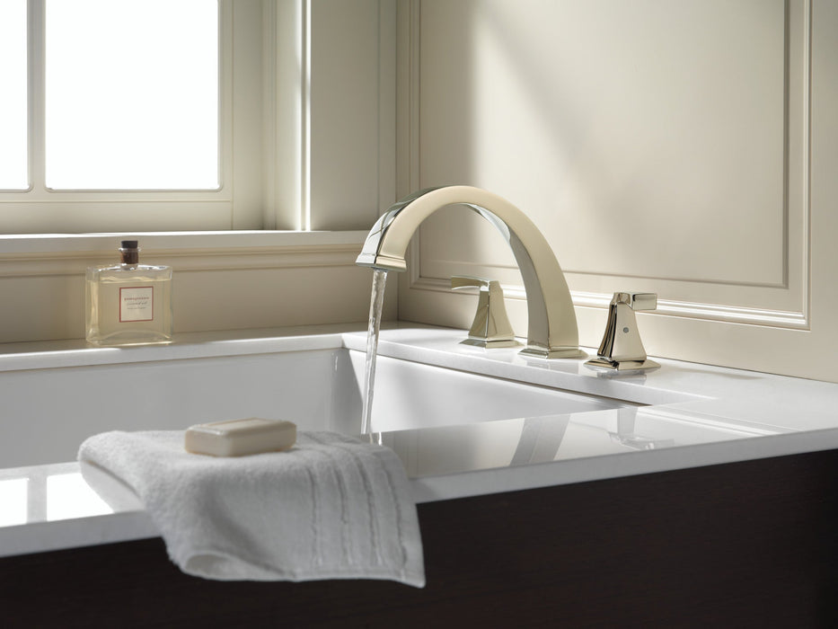 Delta Dryden T2751 Roman Tub Trim, polished nickel - view 4