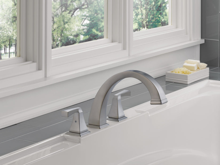 Delta Dryden T2751 Roman Tub Trim, stainless - view 2