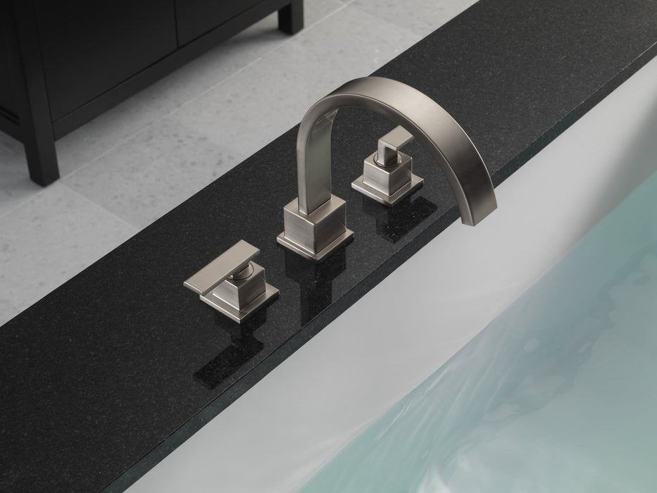 Delta Vero T2753 Roman Tub Trim, stainless - view 2
