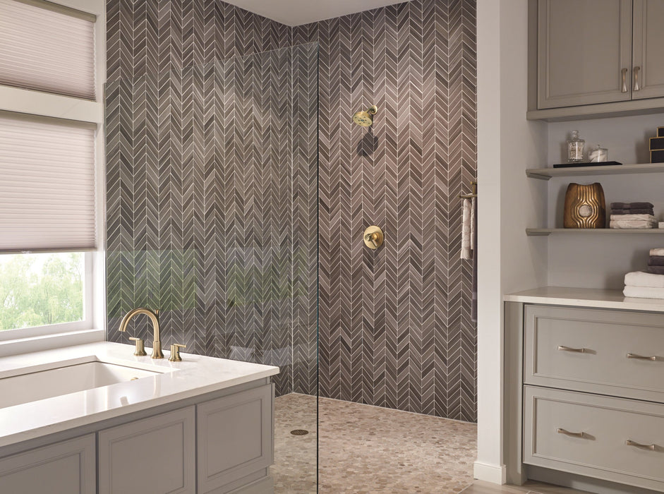 Delta Trinsic T2759 Roman Tub Trim, champagne bronze - view 2