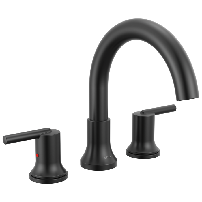 Delta Trinsic T2759 Roman Tub Trim, matte black