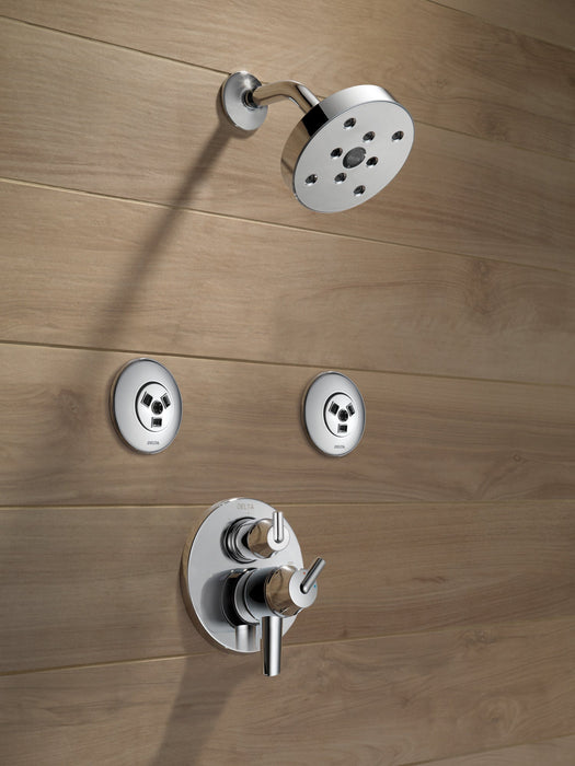 Delta Trinsic:T27859 Contemporary Two Handle Monitor 17 Series Valve Trim with 3-Setting Integrated Diverter