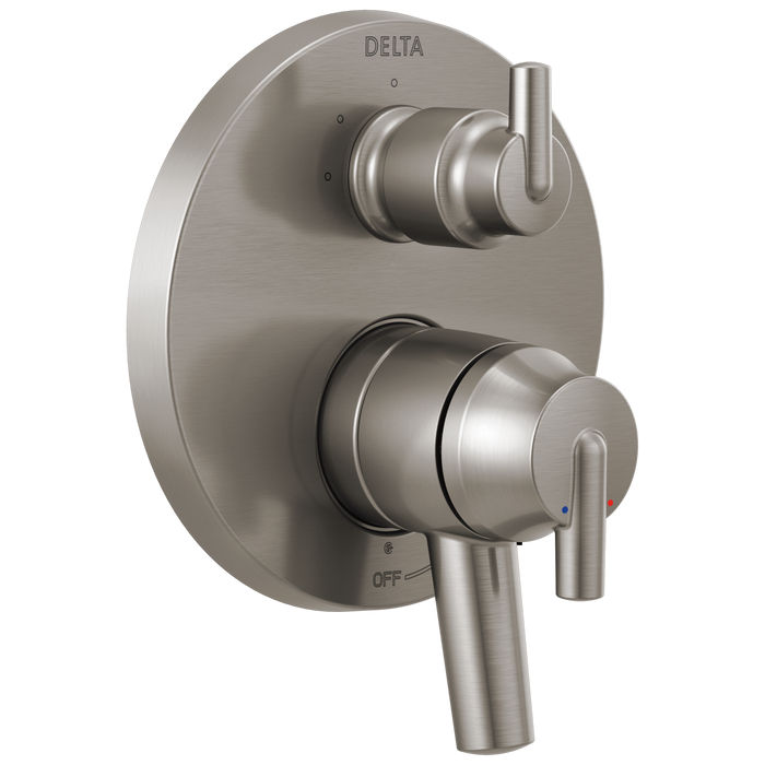 Delta Trinsic:T27859 Contemporary Two Handle Monitor 17 Series Valve Trim with 3-Setting Integrated Diverter