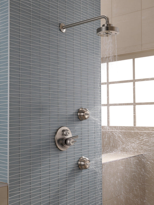 Delta Trinsic:T27859 Contemporary Two Handle Monitor 17 Series Valve Trim with 3-Setting Integrated Diverter