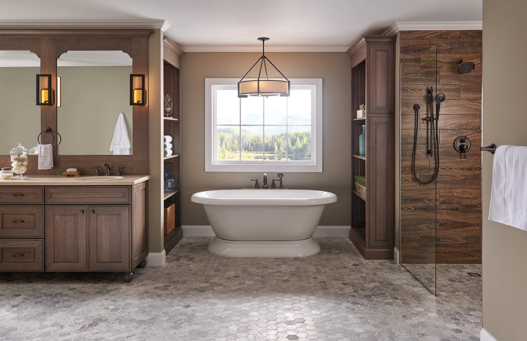 Delta Cassidy:T27897 Traditional 2-Handle Monitor 17 Series Valve Trim with 3-Setting Integrated Diverter
