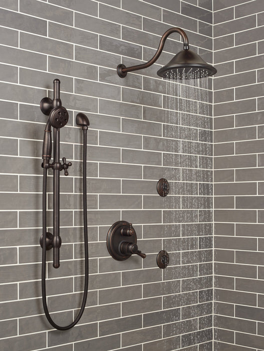 Delta Cassidy:T27997 Traditional 2-Handle Monitor 17 Series Valve Trim with 6-Setting Integrated Diverter
