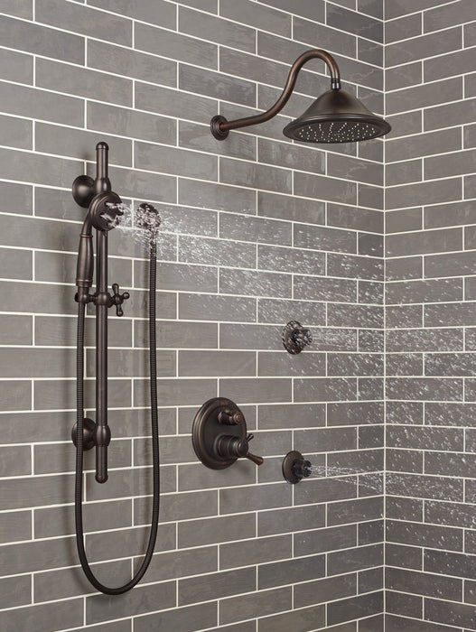 Delta Cassidy:T27997 Traditional 2-Handle Monitor 17 Series Valve Trim with 6-Setting Integrated Diverter