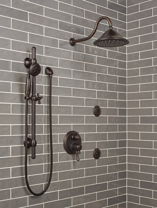 Delta Cassidy:T27997 Traditional 2-Handle Monitor 17 Series Valve Trim with 6-Setting Integrated Diverter