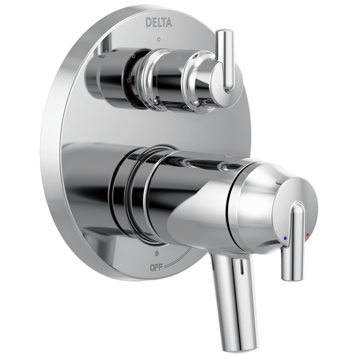 Delta Trinsic:T27T859 Contemporary Two Handle TempAssure 17T Series Valve Trim with 3-Setting Integrated Diverter