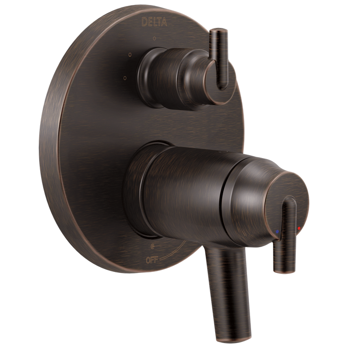 Delta Trinsic:T27T859 Contemporary Two Handle TempAssure 17T Series Valve Trim with 3-Setting Integrated Diverter