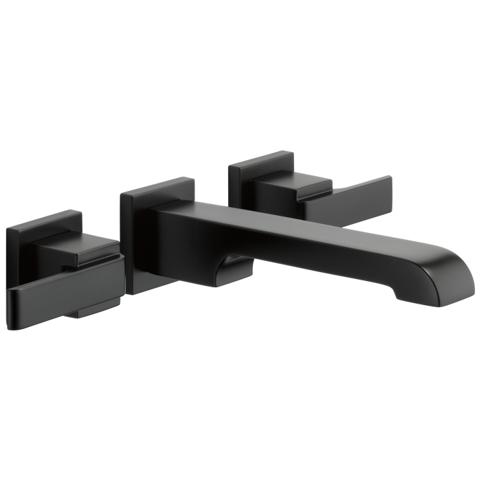 Delta Ara T3567LF Two Handle Wall Mount Bathroom Faucet Trim