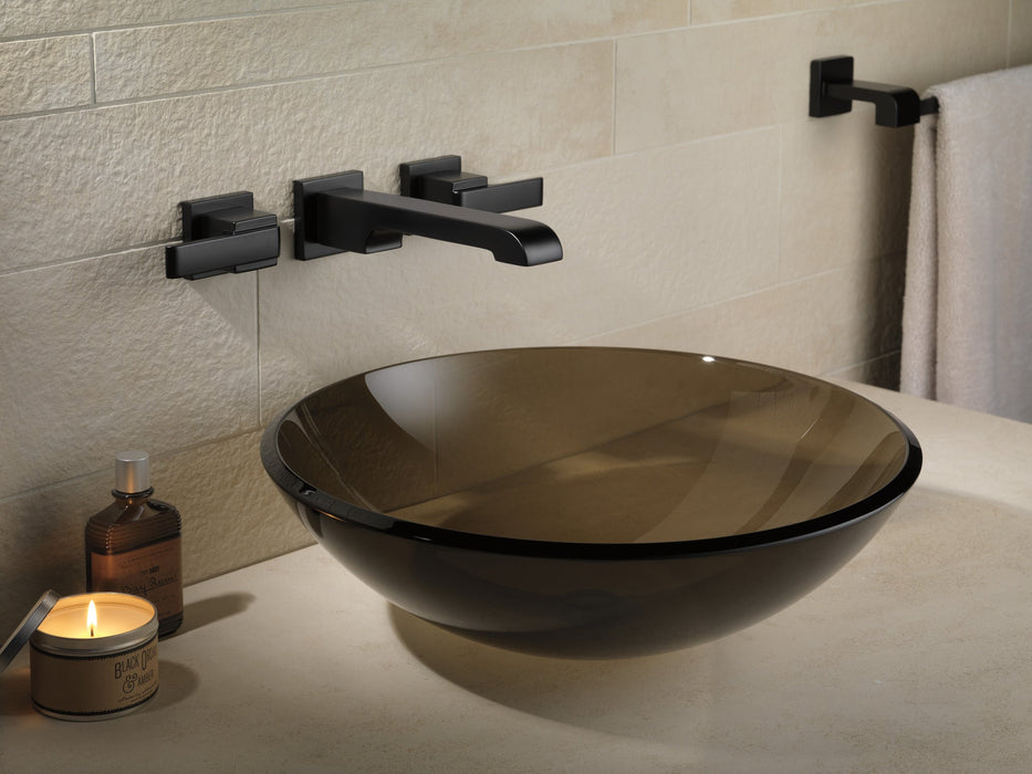 Delta Ara T3567LF Two Handle Wall Mount Bathroom Faucet Trim