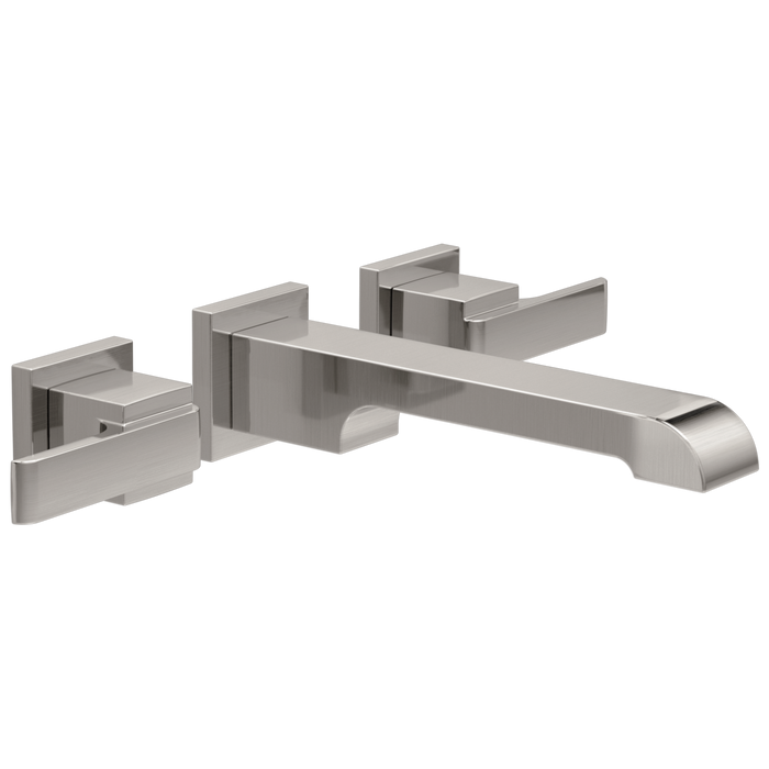 Delta Ara T3567LF Two Handle Wall Mount Bathroom Faucet Trim