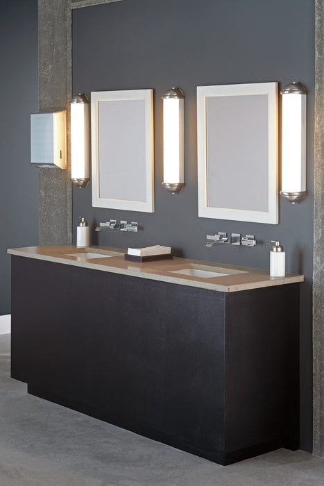 Delta Ara:T3568LF Two Handle Wall Mount Channel Bathroom Faucet Trim